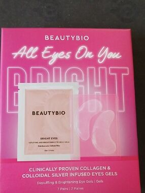 BEAUTYBIO All Eyes On You Bright Eyes Gel Patches - 7 Pairs NIB